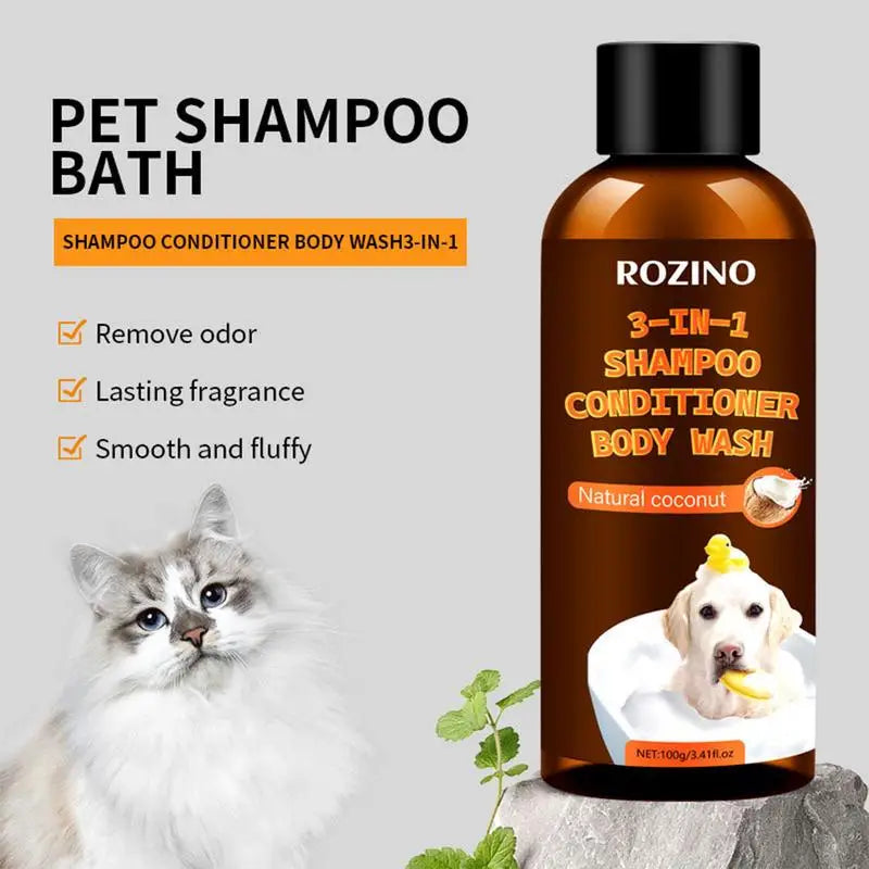 Pet shampoo bath  