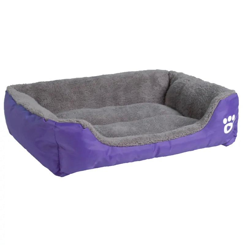 Soft Fleece Waterproof Pet Bed