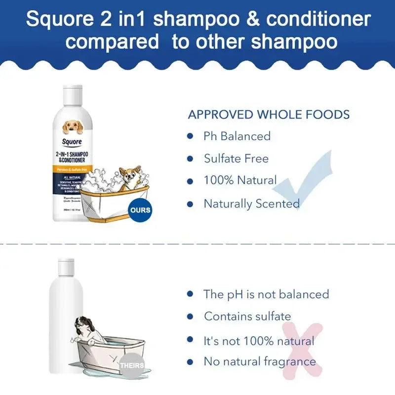 2-in-1 Puppy Shampoo and Conditioner 