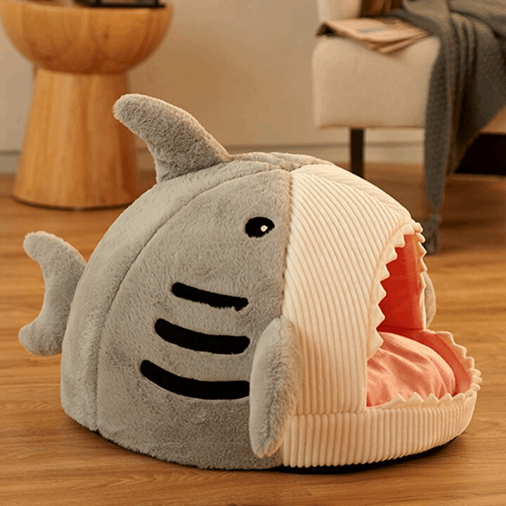 Best Fluffy Shark Pet Bed