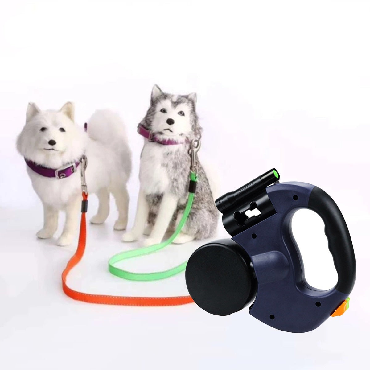 Automatic Dual Retractable Dog Leash