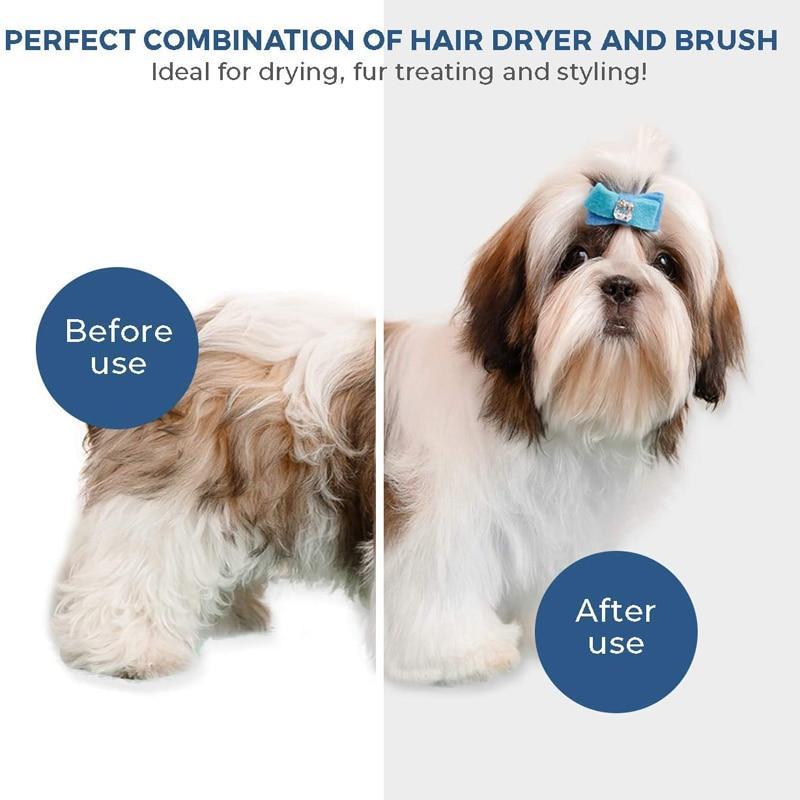  Pet hair brush and dryer 