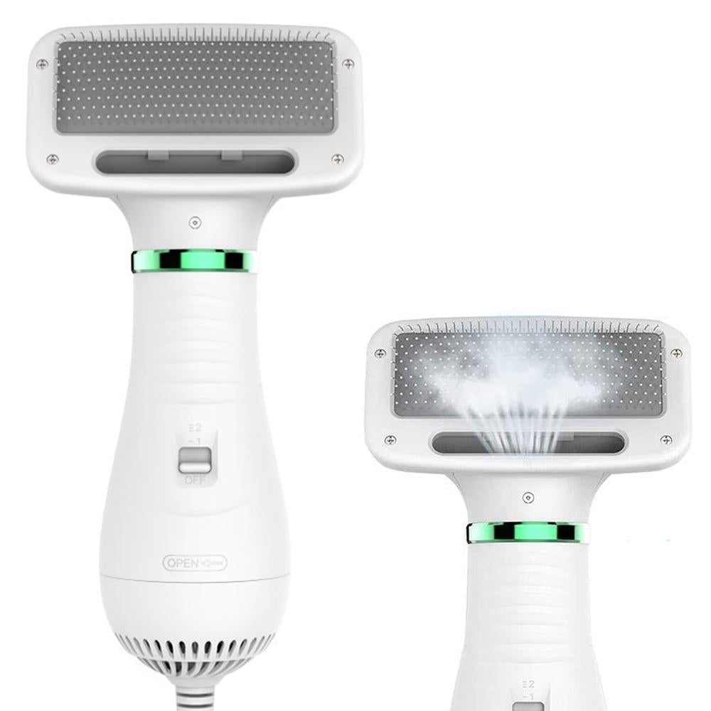 Pet Hair Dryer and Grooming Brush