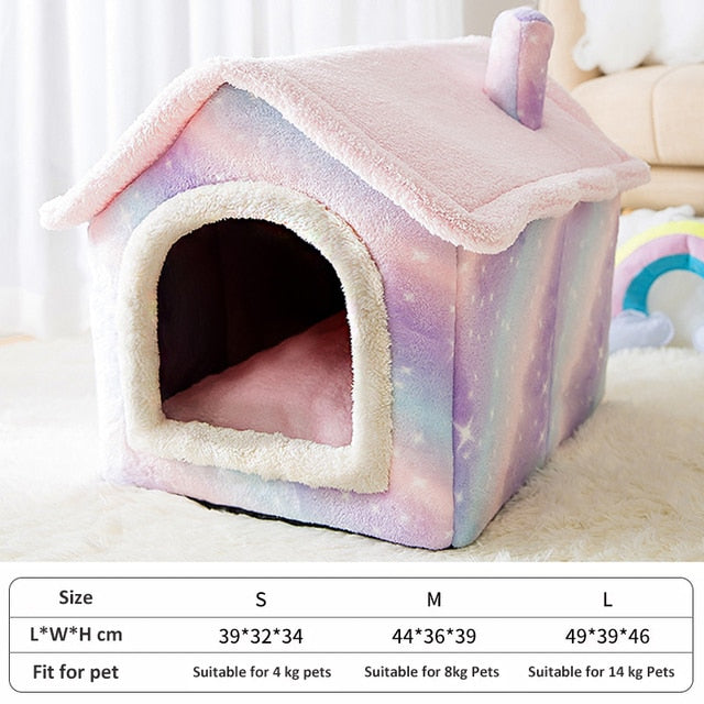 Winter Pet Bed House