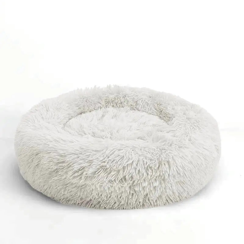 Super Soft Pet Bed Kennel Round Mat | Warm and Cozy Sleep Bag | Long Plush Dog Puppy Cushion Mat | Dog Bed